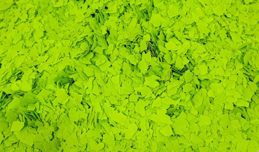 Sour Apple Green Highlights flake colour – Resinox Coatings