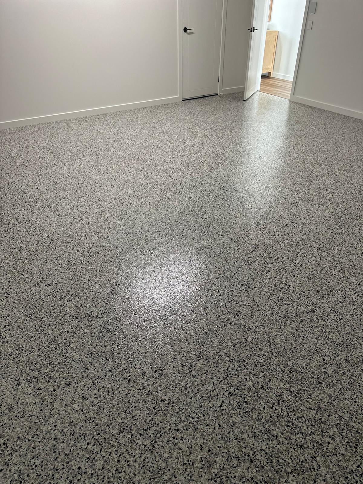Flake Epoxy Garage Floor — Morayfield